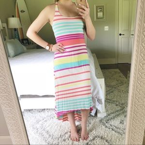 Striped High Low Roxy Dress Size Medium